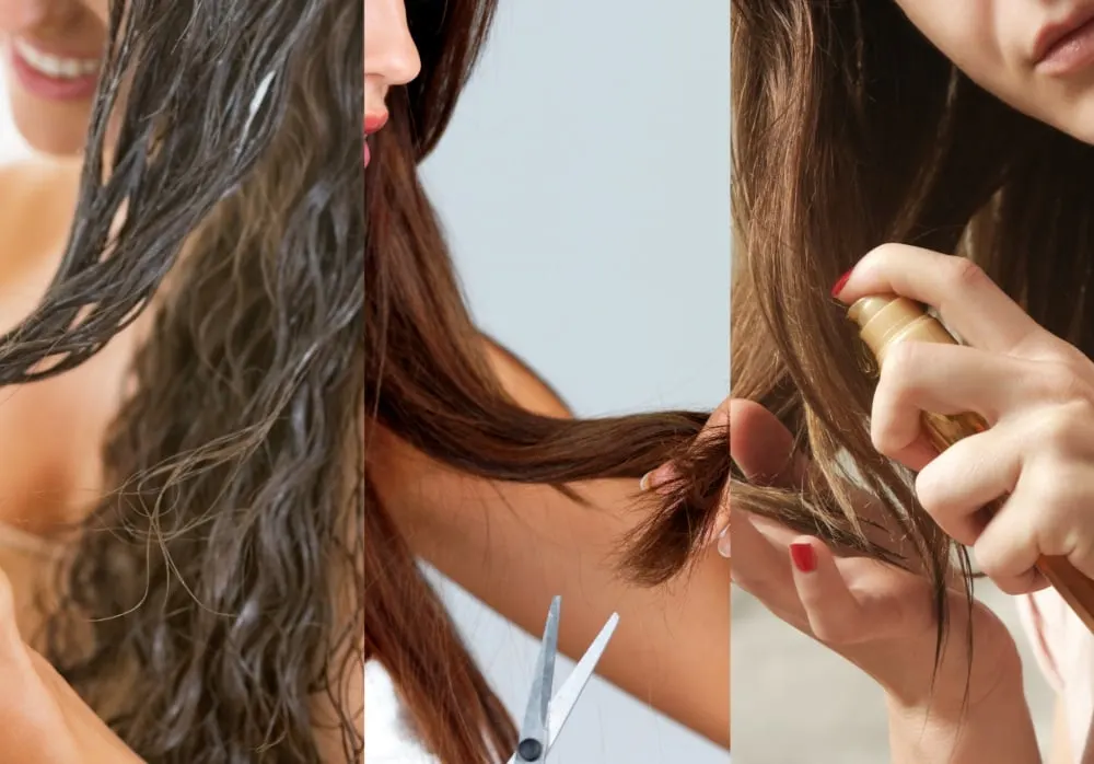 Repairing Hair Split All The Way Up