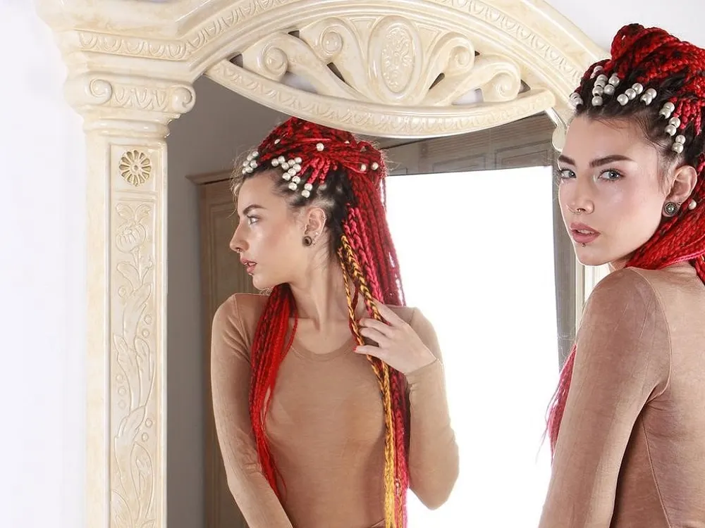 how to style box braids