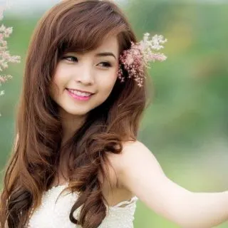 bangs style for korean women