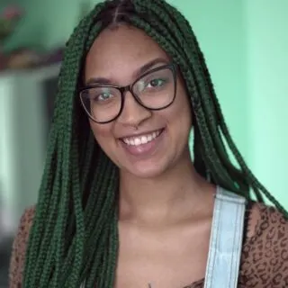 large knotless braids