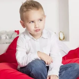 little boy with fade hairstyle