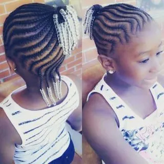 Little Girl Cornrows