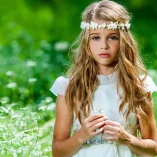 Little girl cute wedding hairstyles