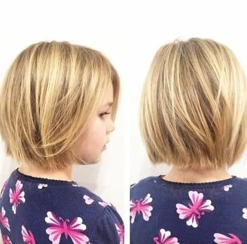 Chin length Pixie-bob for little girl