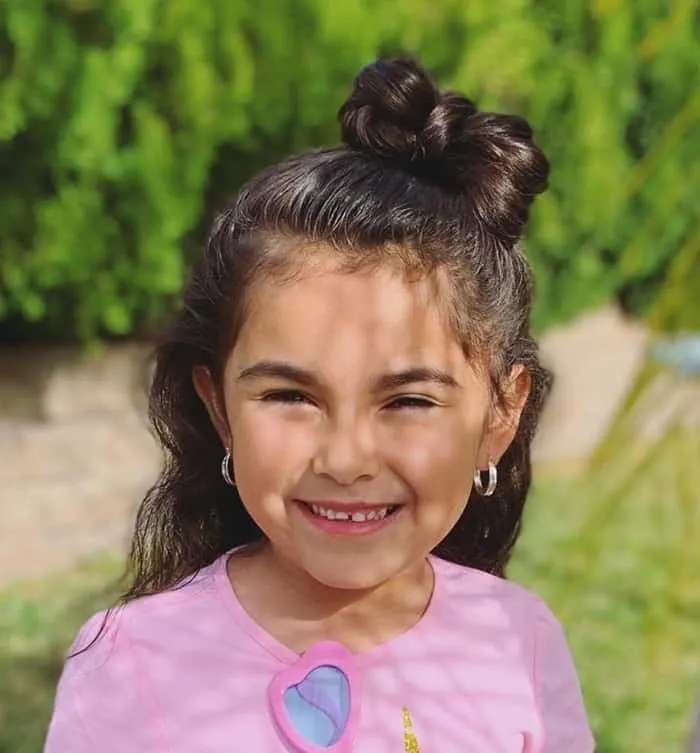 little girl's hairstyles with bows