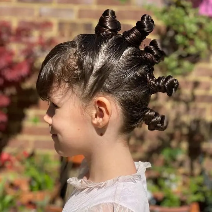 little girl's mohawk