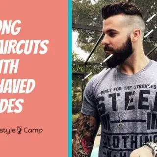 men's long haircut with shaved sides
