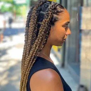 long large knotless braids