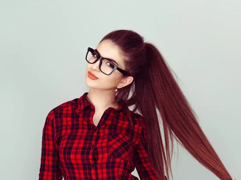 long ponytail