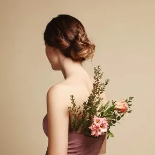 low bun hairstyle