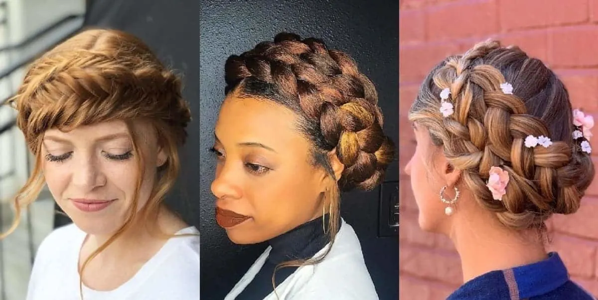 milkmaid braids