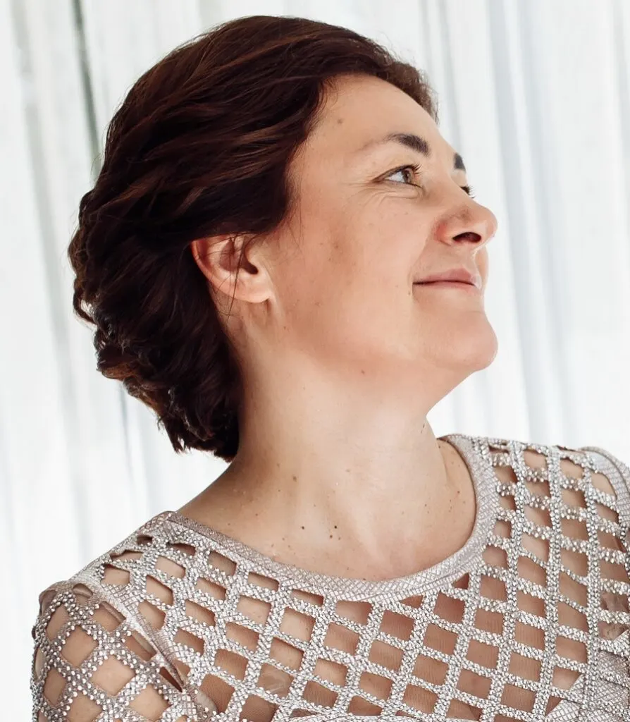 mother of groom with casual updo
