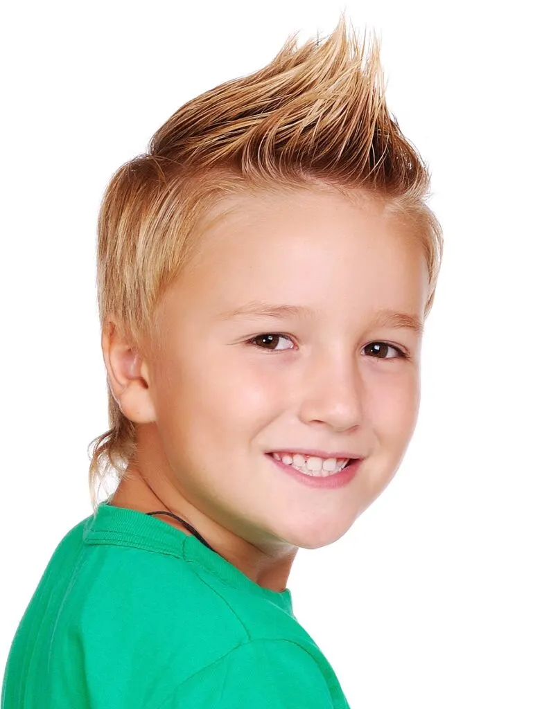 mullet hairstyle for school boy