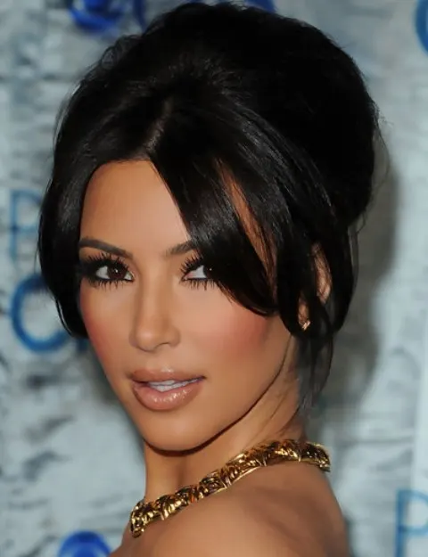 another type of bangs: parted bangs