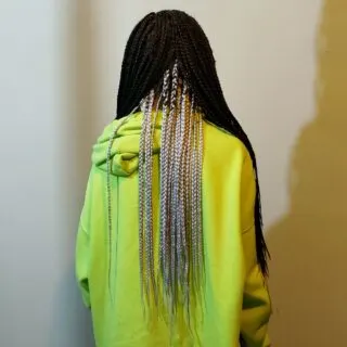 peekaboo braids