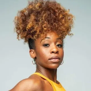 pineapple hairstyle