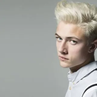 men with platinum blonde hair