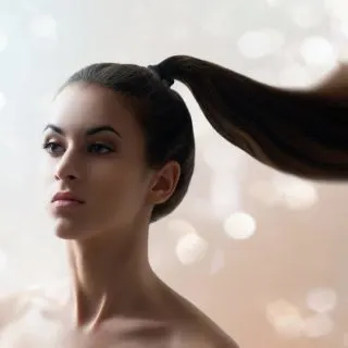 high ponytails