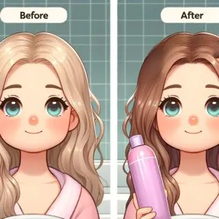 purple shampoo made hair darker