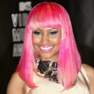 Rapper Nicki Minaj With Pink Hair