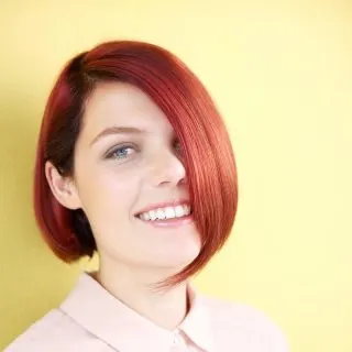 red bob haircut