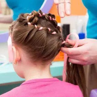 ribbon braid for little girls