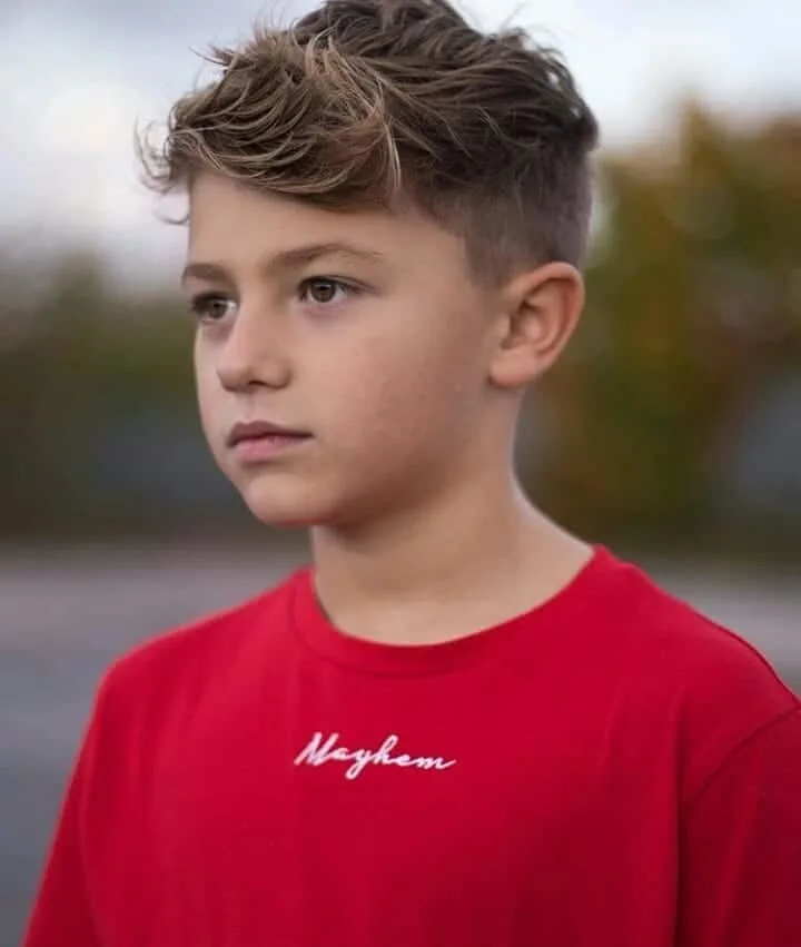 haircut for school boys