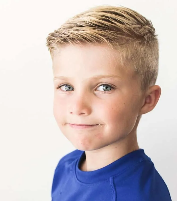 quiff haircut for school