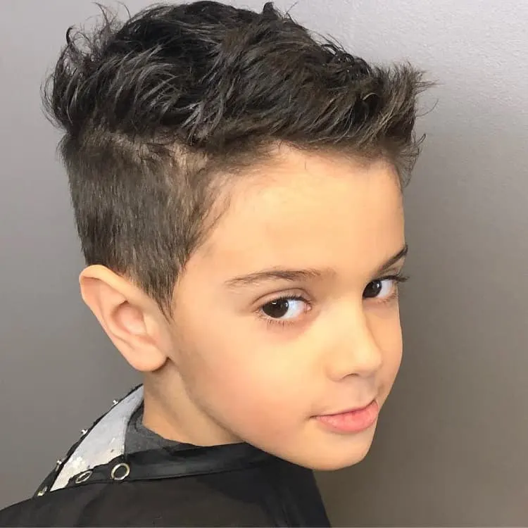 faux hawk haircut for school