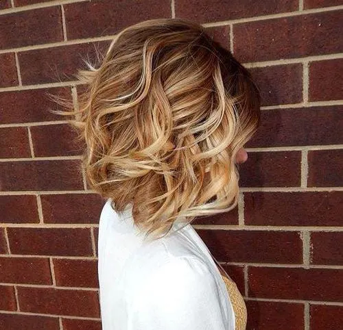 short bob with balayage