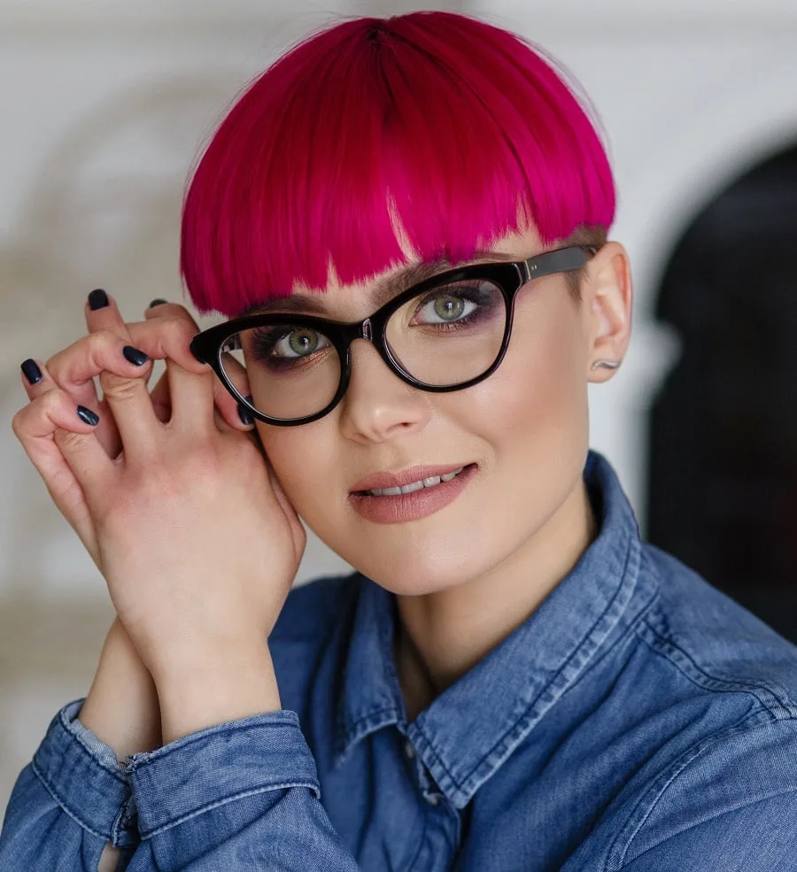short bowl cut for fine hair