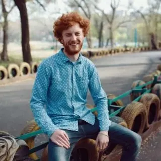 short curly hair men