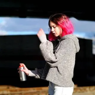 dark ombre short hair