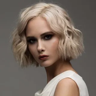 short fluffy hairstyle for women