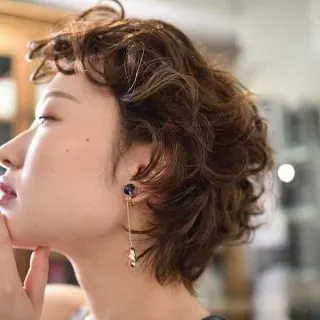 short permed hairstyles
