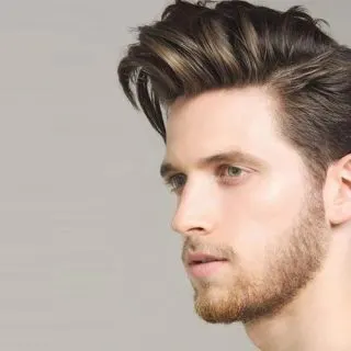 short pompadour hairstyle f for menor men