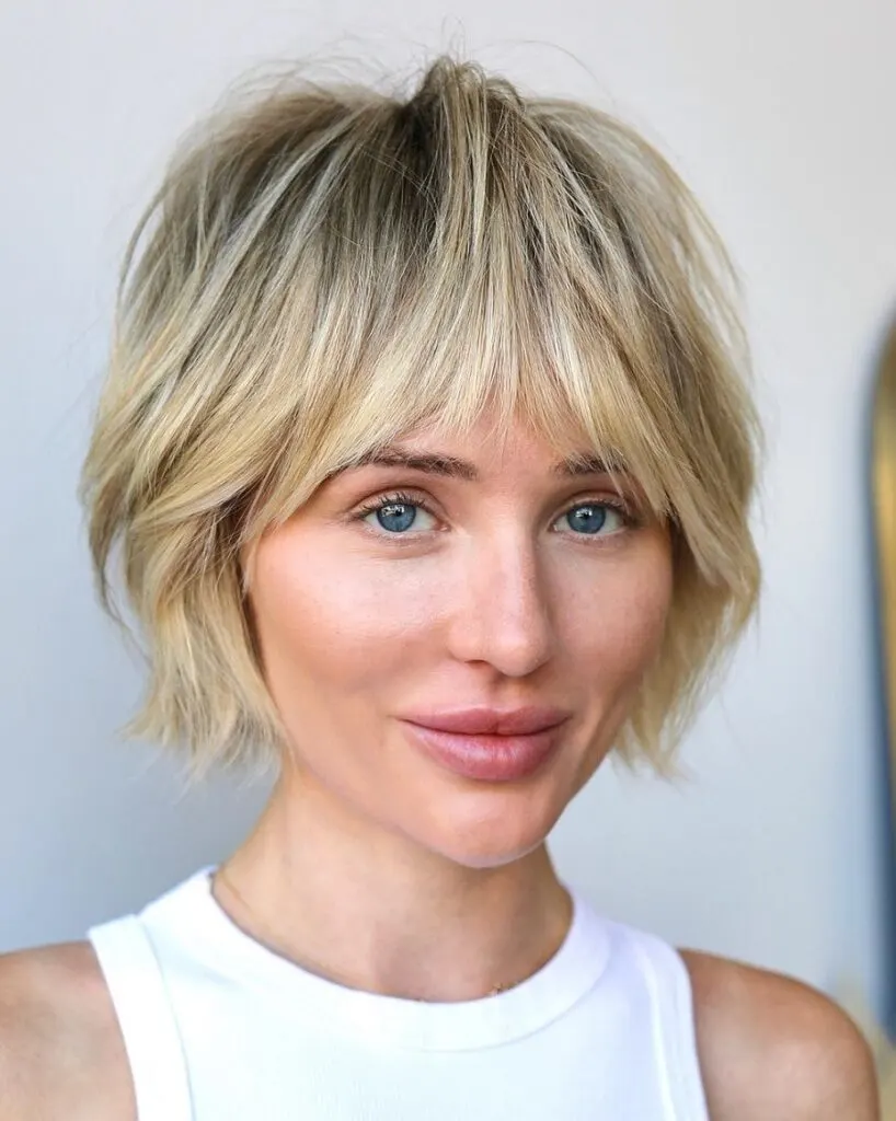 short soft shag haircut for women