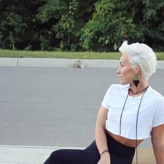 short white hairstyles