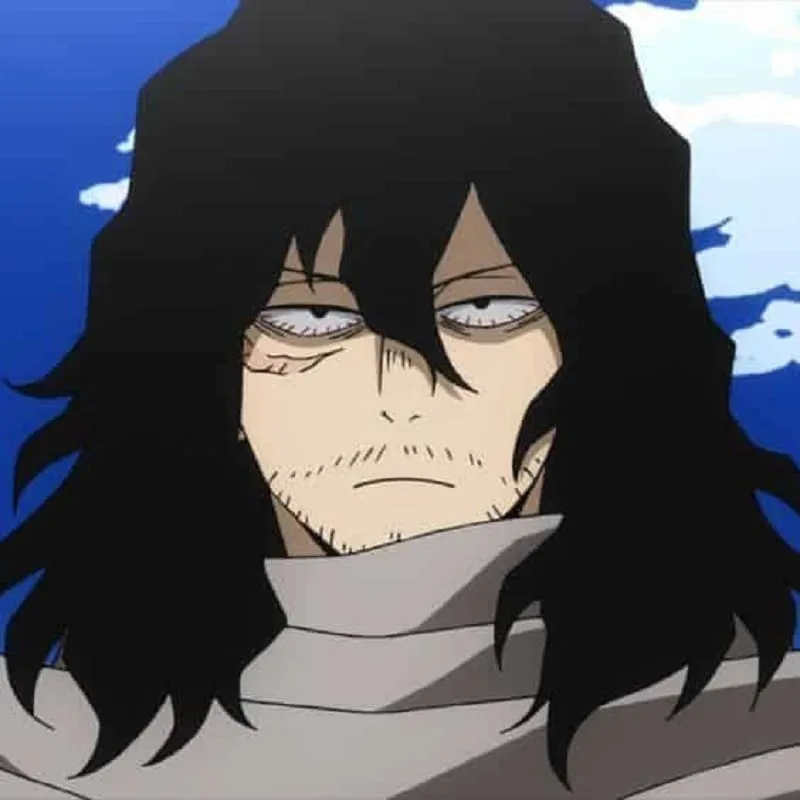 Anime Guy Shota Aizawa With Black Hair