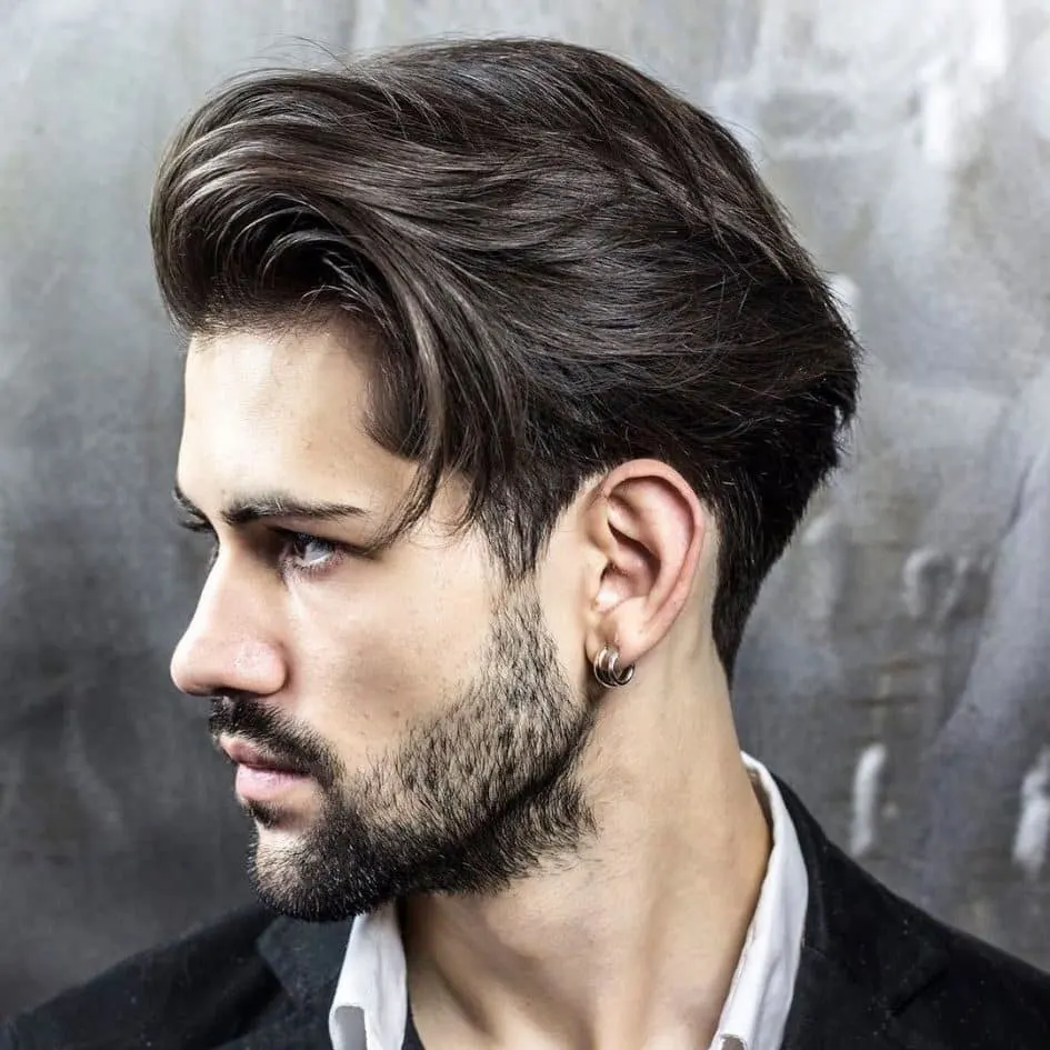 Sideburns hairstyle for young men