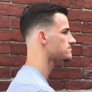 skin fade comb over