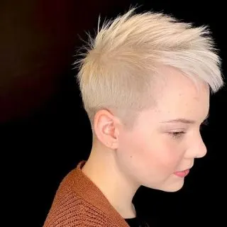 spiky pixie cut