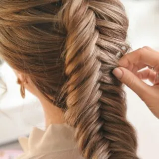 Styling Herringbone Braid