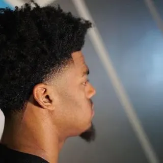 taper fade haircut with dreads