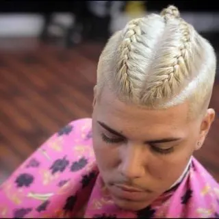 two braids men