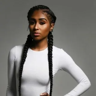 two feed in braids
