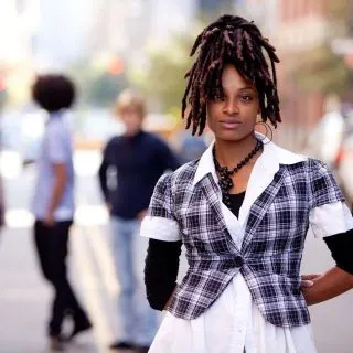 unique black dreadlock hairstyle for women