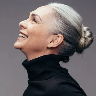 updo hairstyle for women over 60