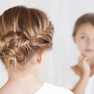 easy updos for little girls