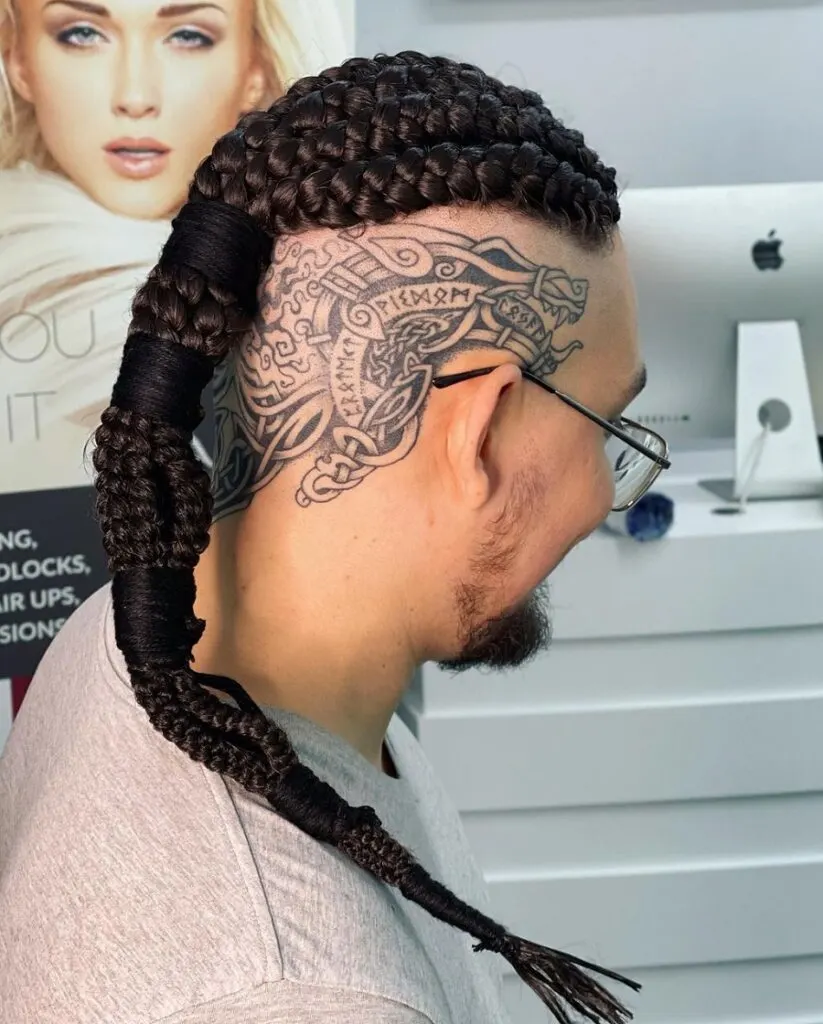 viking braids hairstyle for men